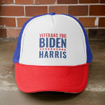 Veteranen Biden Harris 2024 Präsidentschaftswahl Truckerkappe<br><div class="desc">Zeigen Sie Ihre Unterstützung für das Biden-Harris 2024 Ticket</div>