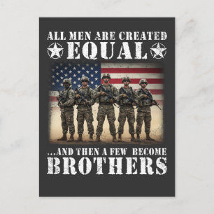 Veteranen Brüder Militär Brüderschaft Patriotisch Postkarte