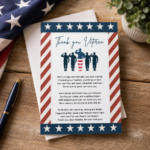 Veteranen Danke Patriotische Wertschätzung