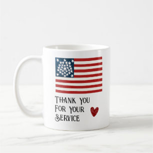 Veteranen danken Ihnen für Ihr Service-Geschenk Kaffeetasse