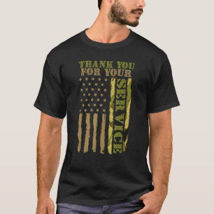 Veteranen Day Danke für Ihren Service-Mitarbeiter T-Shirt