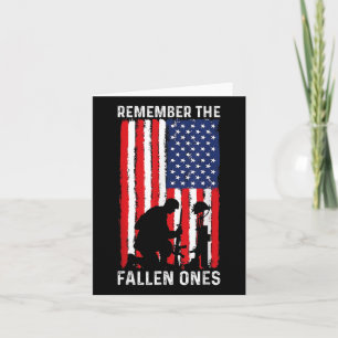 Veteranen Day The Fallen Patriotic Veteran Karte