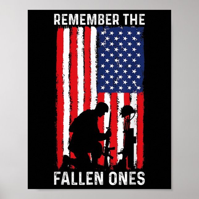 Veteranen Day The Fallen Patriotic Veteran Poster (Vorne)