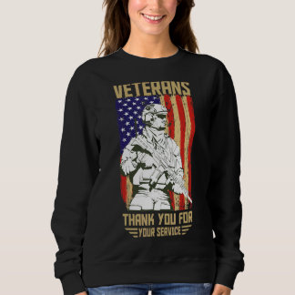 Veteranen Day Vielen Dank für Ihren Service Sweatshirt