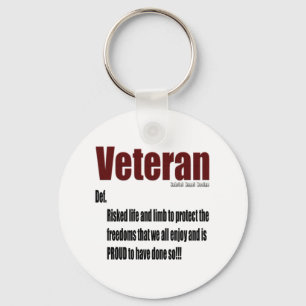 Veteranen-Definition Schlüsselanhänger