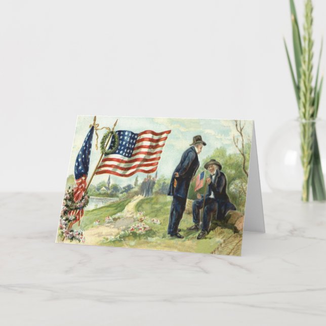 Veteranen der US-Fahdraath-Kirche Feiertagskarte (Vorderseite)