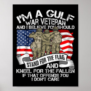 Veteranen des coolen Golfkriegs, Soldat des Proud- Poster