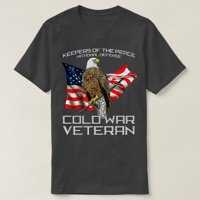 Veteranen des Kalten Krieges bewahren den Frieden T-Shirt (Design vorne)