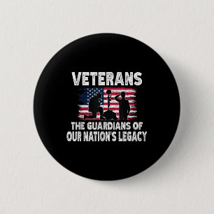 Veteranen, die Hüter unseres Völkervermächtnisses Button