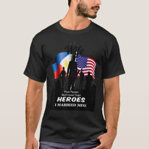Veteranen Filipino Ehefrau eines Veteranen Wwii So T-Shirt
