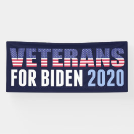 Veteranen für Biden Banner