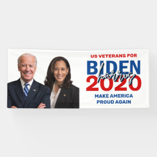 Veteranen für Biden Harris 2020 Wahlbanner Banner