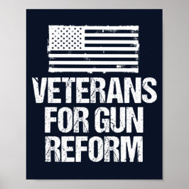 Veteranen für die Reform des Waffenrechts Poster