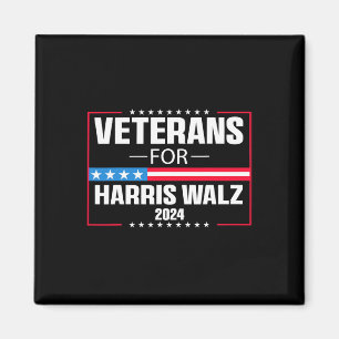 Veteranen für Harris Wheimer 2024 Präsidentschafts Magnet