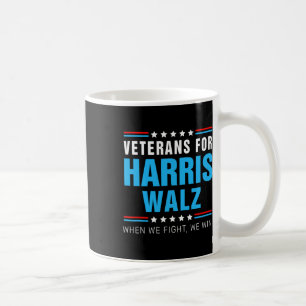 Veteranen für Harris Wheimer 2024, wenn wir kämpfe Kaffeetasse