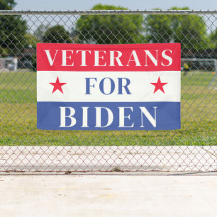 Veteranen für Joe Biden Präsident 2024 Banner