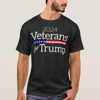 Veteranen für Trump 2024 Konservativer Republikane T-Shirt