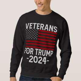 Veteranen für Trump 2024 Pro Trump Sweatshirt