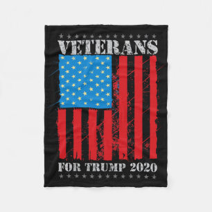Veteranen für Trump Militärrepublikanische Unterst Fleecedecke