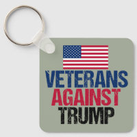 Veteranen gegen Trump - Amerikanische Flagge - Pol