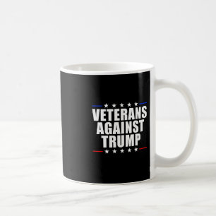 Veteranen gegen Trump Anti-trump Veteranen gegen Kaffeetasse