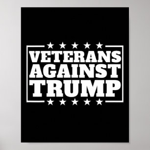 Veteranen gegen Trump-Anti-Trump-Veteranen gegen Poster