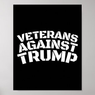 Veteranen gegen Trump-Anti-Trump-Veteranen gegen Poster