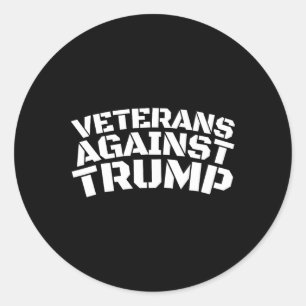 Veteranen gegen Trump-Anti-Trump-Veteranen gegen Runder Aufkleber