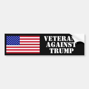 Veteranen gegen Trump-Autoaufkleber Autoaufkleber
