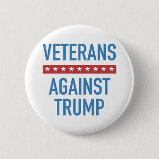 Veteranen gegen Trump Button