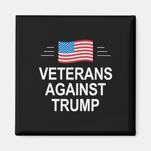Veteranen gegen Trump -  Magnet (Vorne)