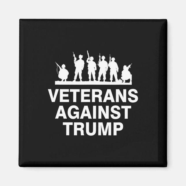 Veteranen gegen Trump  Magnet (Vorne)