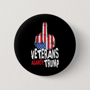 Veteranen gegen Trump Militärveteranen Anti Trump Button