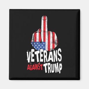 Veteranen gegen Trump Militärveteranen Anti Trump  Magnet