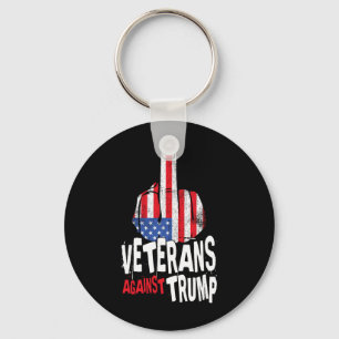 Veteranen gegen Trump Militärveteranen Anti Trump Schlüsselanhänger
