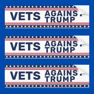Veteranen gegen Trump-Politik Autoaufkleber
