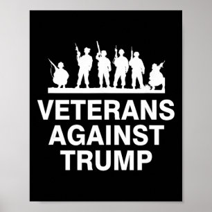 Veteranen gegen Trump Poster