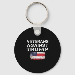 Veteranen Gegen Trump T-Shirt Militärveteranen Geg Schlüsselanhänger