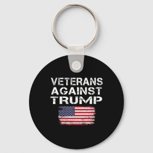 Veteranen gegen Trump-T-Shirt Militärvets gegen T Schlüsselanhänger