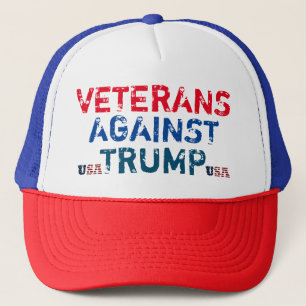 Veteranen gegen Trump Trucker Hat Truckerkappe