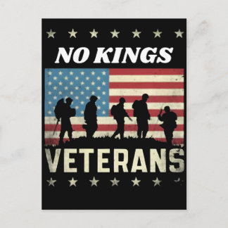 Veteranen Keine Könige - Patriotischer Veteranenta Postkarte
