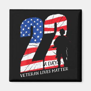 Veteranen Leben 22 Pro Tag Selbstmordbewusstsein P Magnet