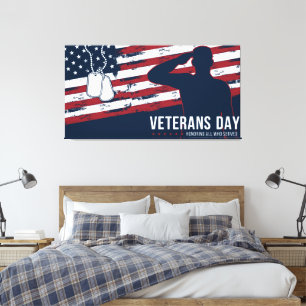 Veteranen leinwanddruck