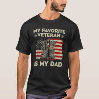 Veteranen meinen Lieblingsveteran ist mein Vater F T-Shirt
