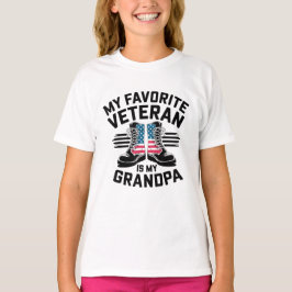 Veteranen meinen Lieblingsveteranen-Großvater T-Shirt