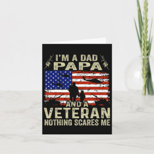 Veteranen-Shirts für Männer Vatertag I&# m ein Da Karte