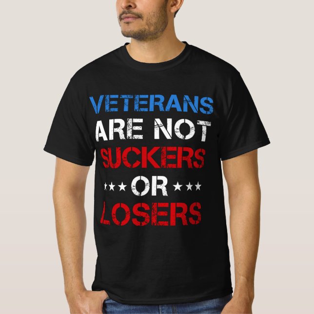 Veteranen sind keine Nachfolger oder Verlierer T-Shirt (Vorderseite)