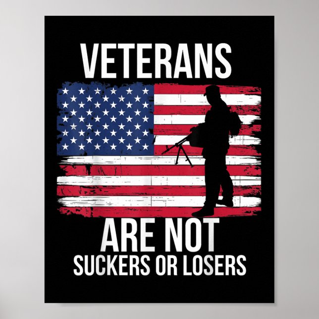 Veteranen sind nicht Sucker oder Verlierer Biden 2 Poster (Vorne)