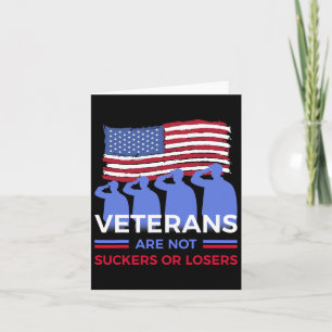 Veteranen sind weder Schläger noch Verlierer Karte