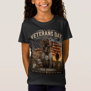 Veteranen-Tag Deutsch Drahthaar T-Shirt